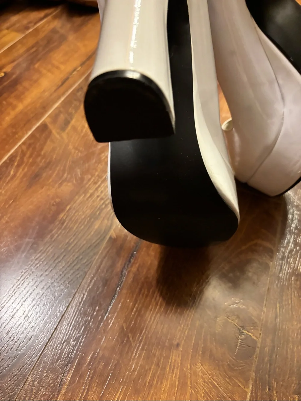 Demonia Dolly-50 White Patent Platform Mary Jane Heels Goth Lolita Pumps